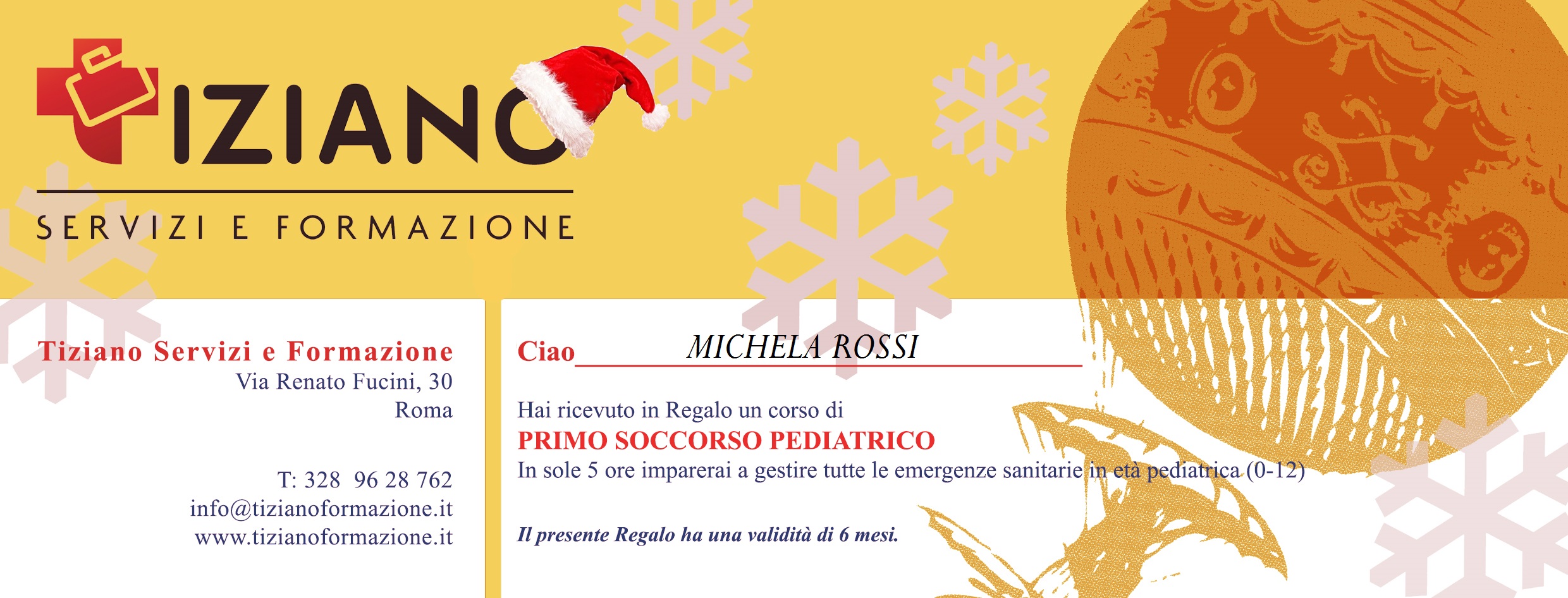 Primo Soccorso Pediatrico Regalo di Natale